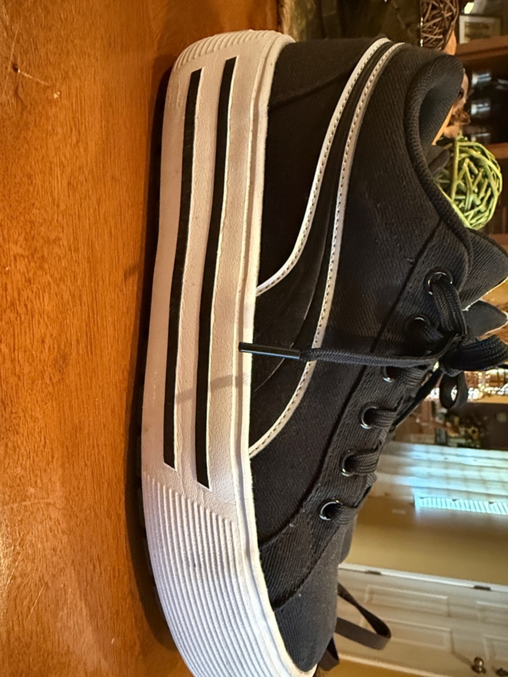 Puma Black Canvas Low-Top Sneakers with White Accents